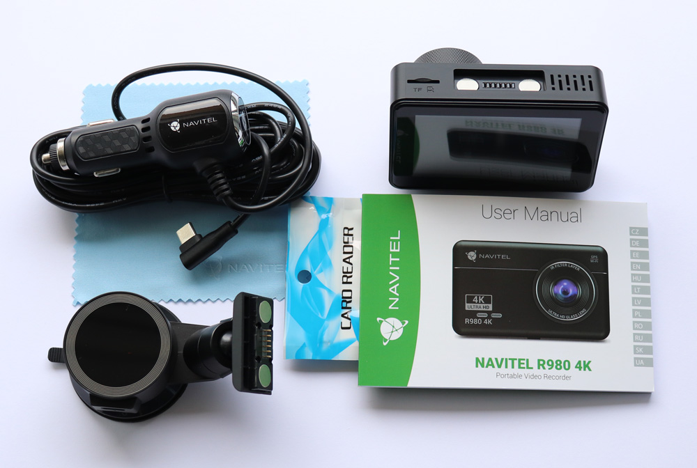  R980 ve 4K s GPS - Kamera do auta, autokamera - realistické .